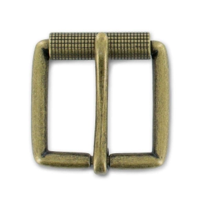 1.5" Antique Brass #5 Roller Buckle