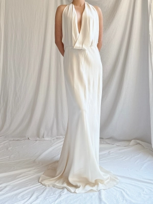 1990s Silk Reversible Gown - S/4