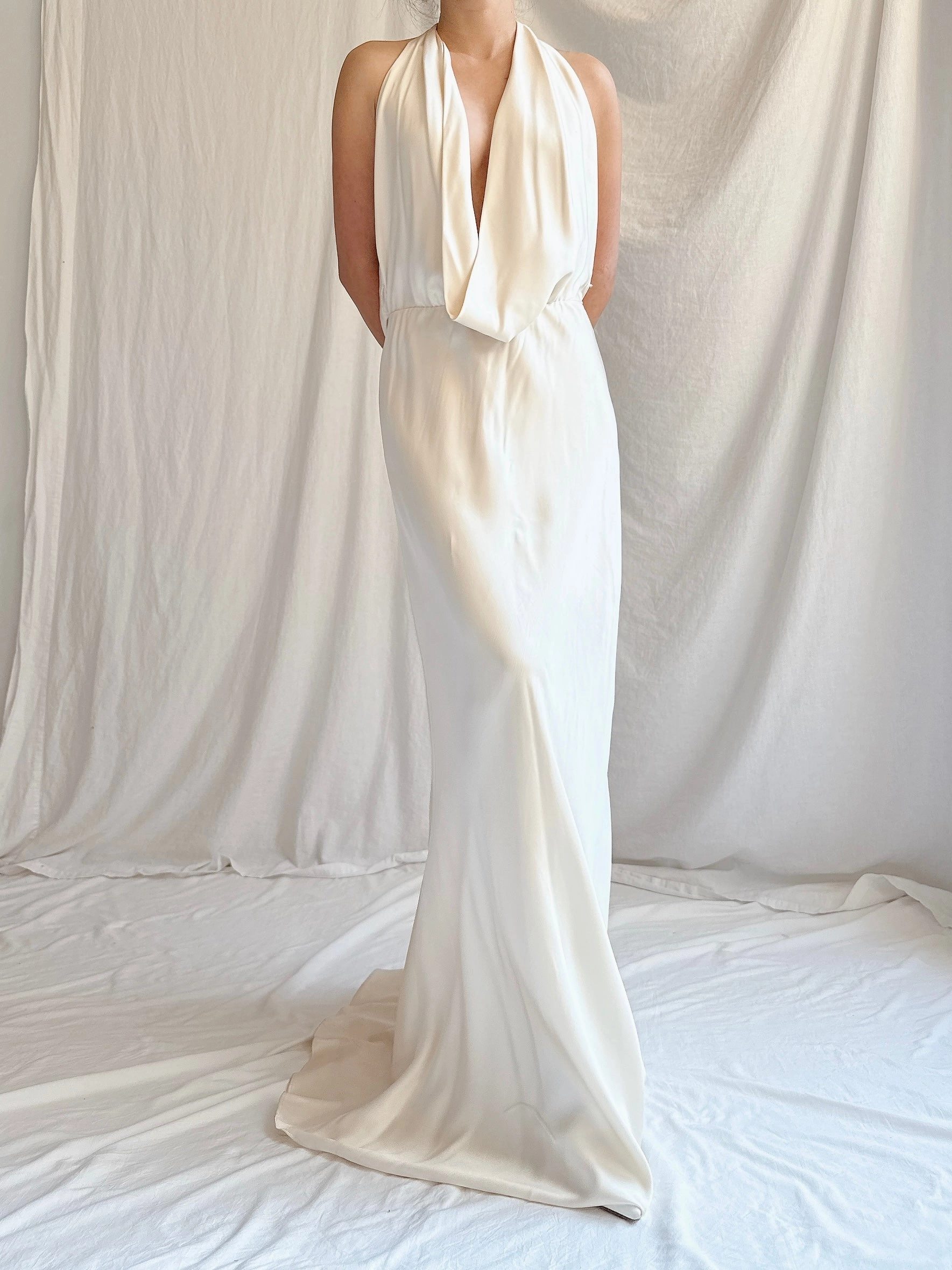 1990s Silk Reversible Gown - S/4