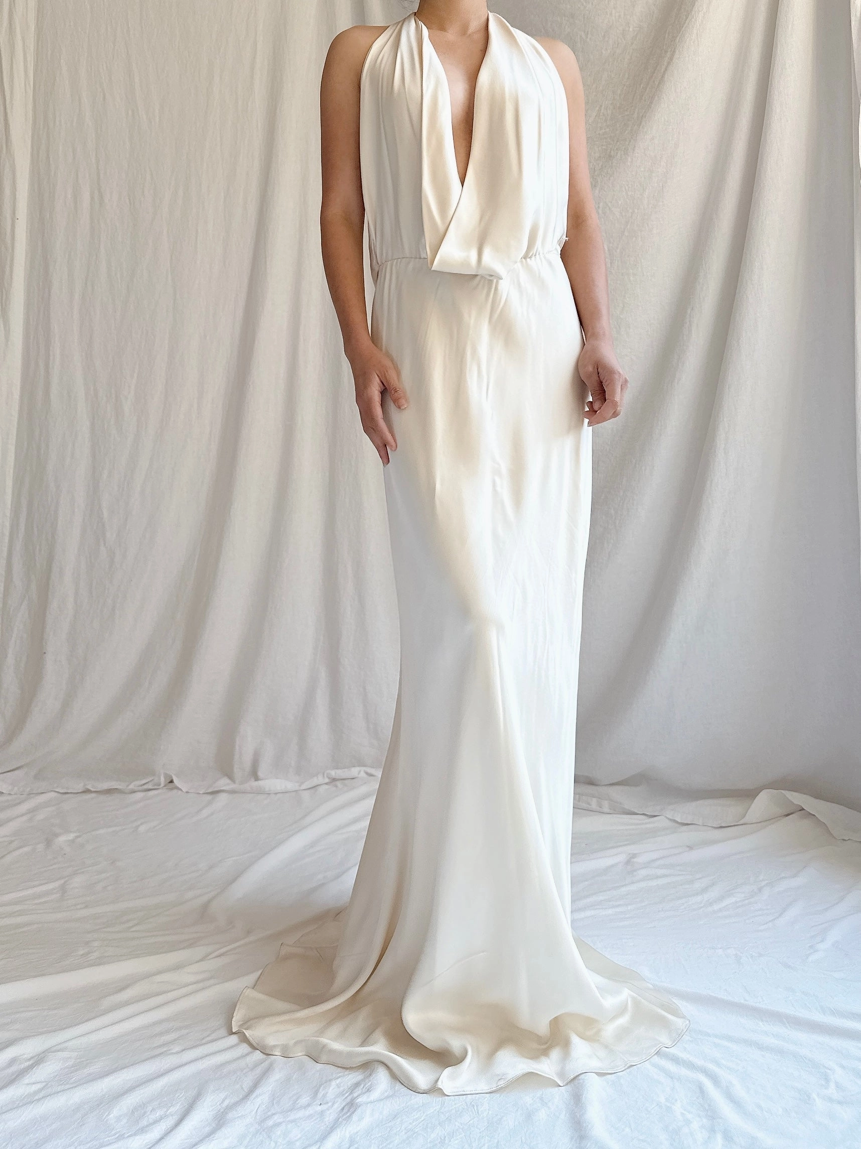 1990s Silk Reversible Gown - S/4