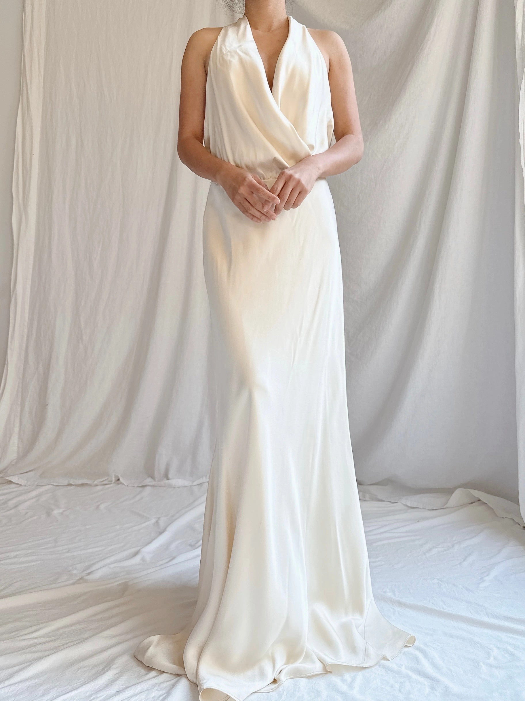 1990s Silk Reversible Gown - S/4
