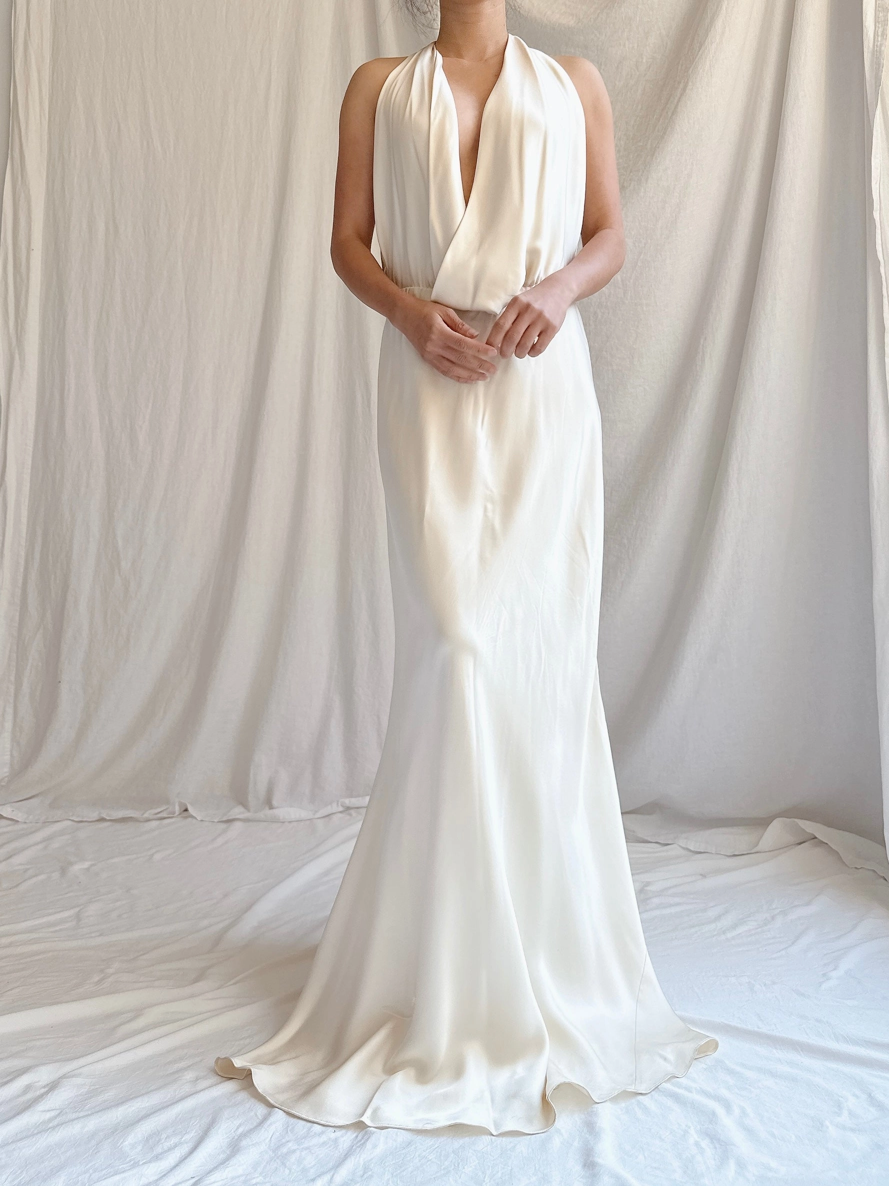 1990s Silk Reversible Gown - S/4
