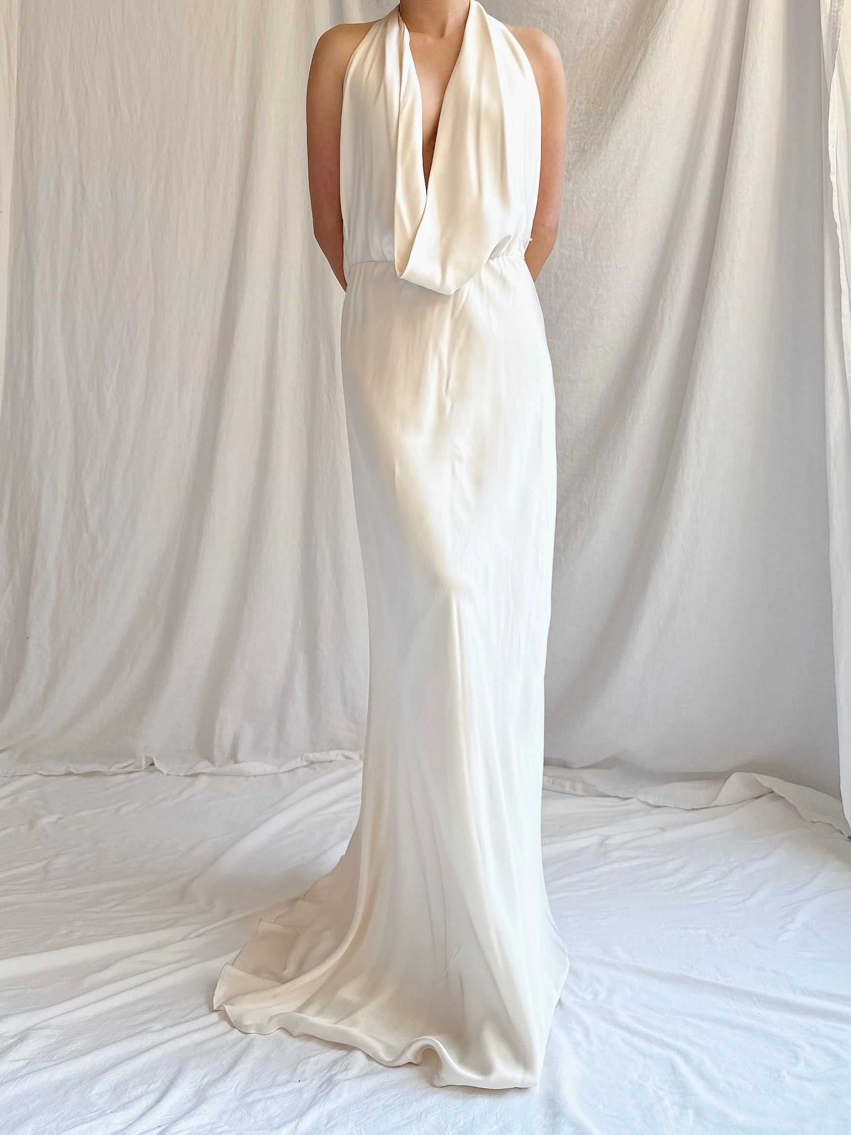 1990s Silk Reversible Gown - S/4