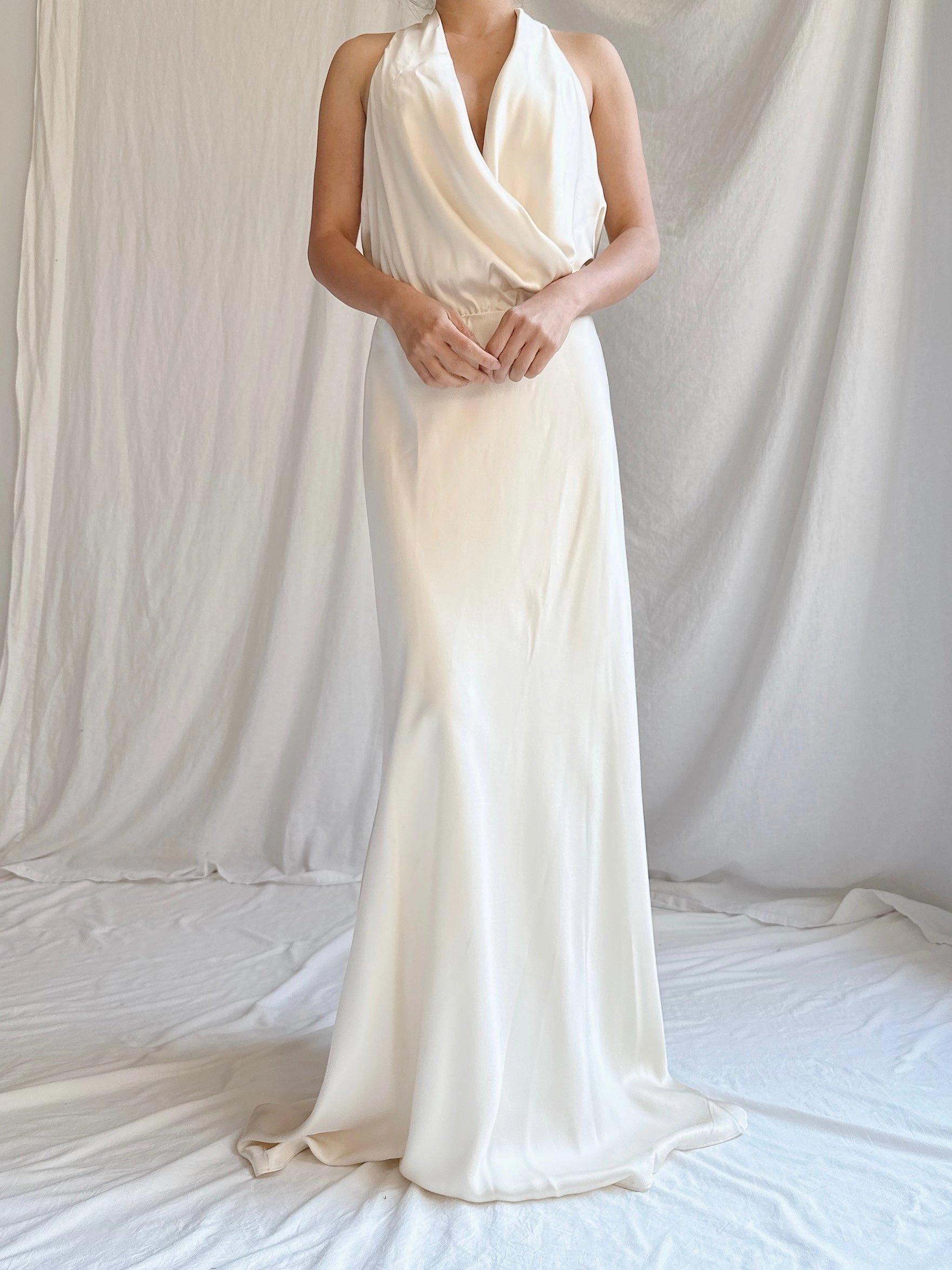 1990s Silk Reversible Gown - S/4