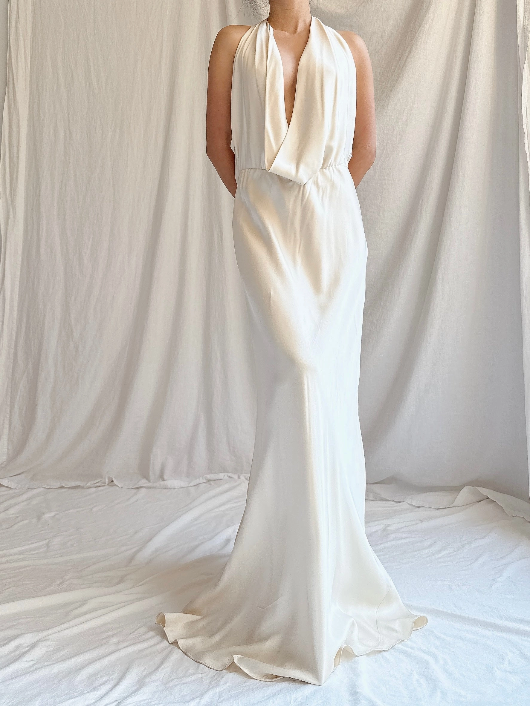 1990s Silk Reversible Gown - S/4
