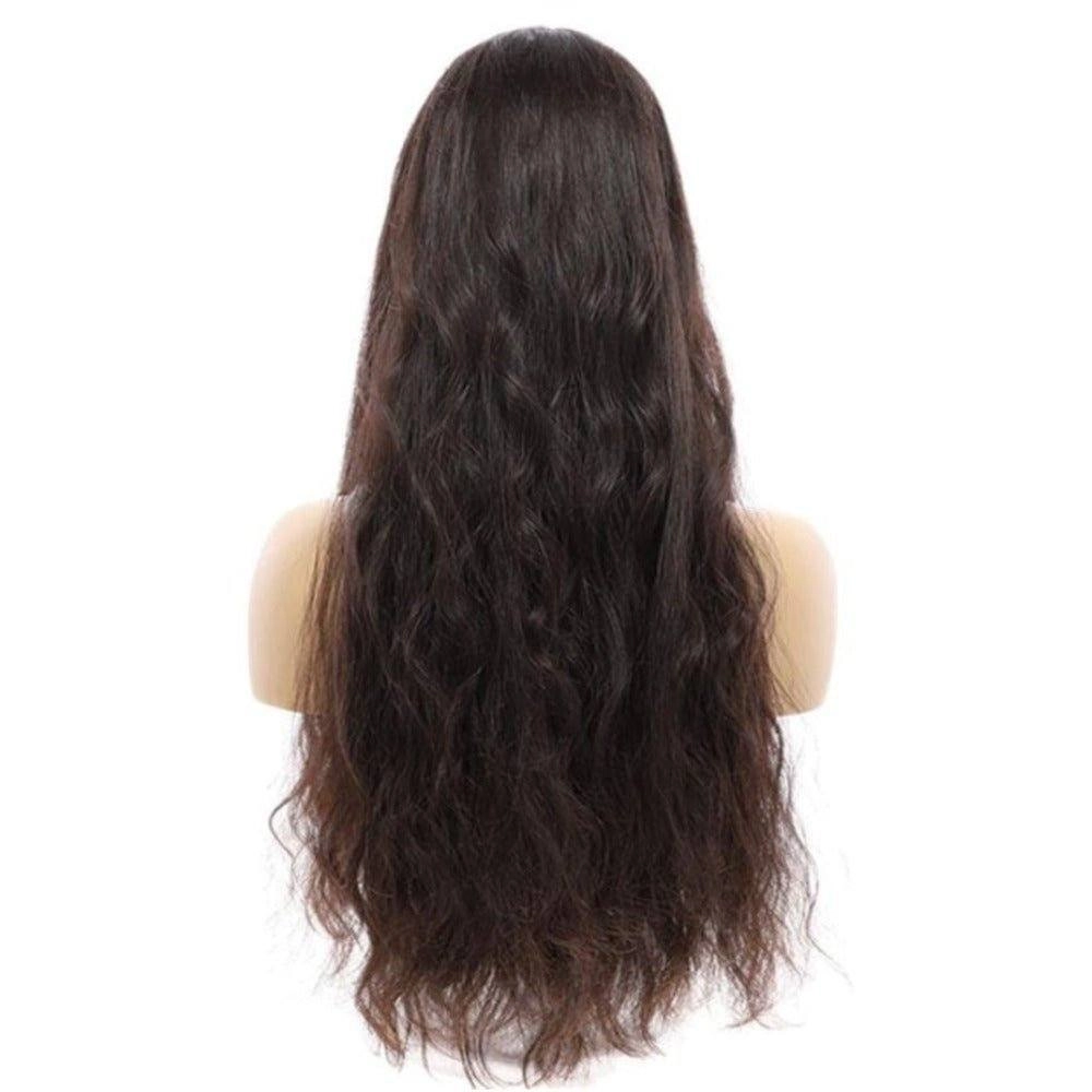 26" Divine Lace Top Wig Soft Black Wavy