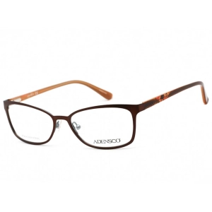Adensco Women's Eyeglasses - Light Brown Plastic Frame Clear Lens | AD 222 0TUI 00