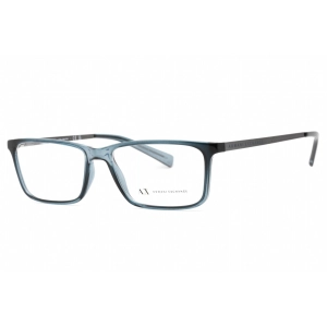 Armani Exchange Men's Eyeglasses - Blue Rectangular Full Rim Frame | 0AX3027 8238