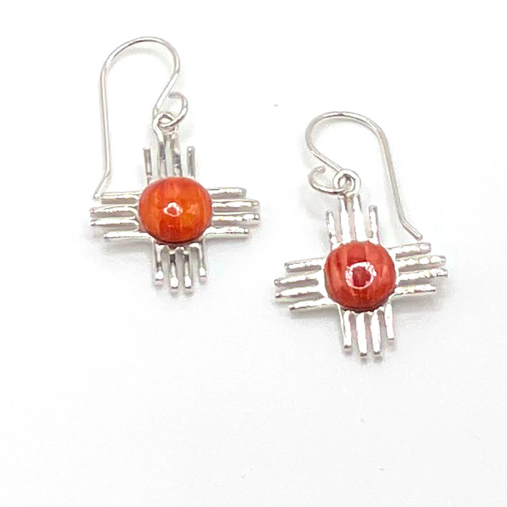 B G Mudd Zia Silver Earrings