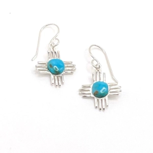 B G Mudd Zia Silver Earrings