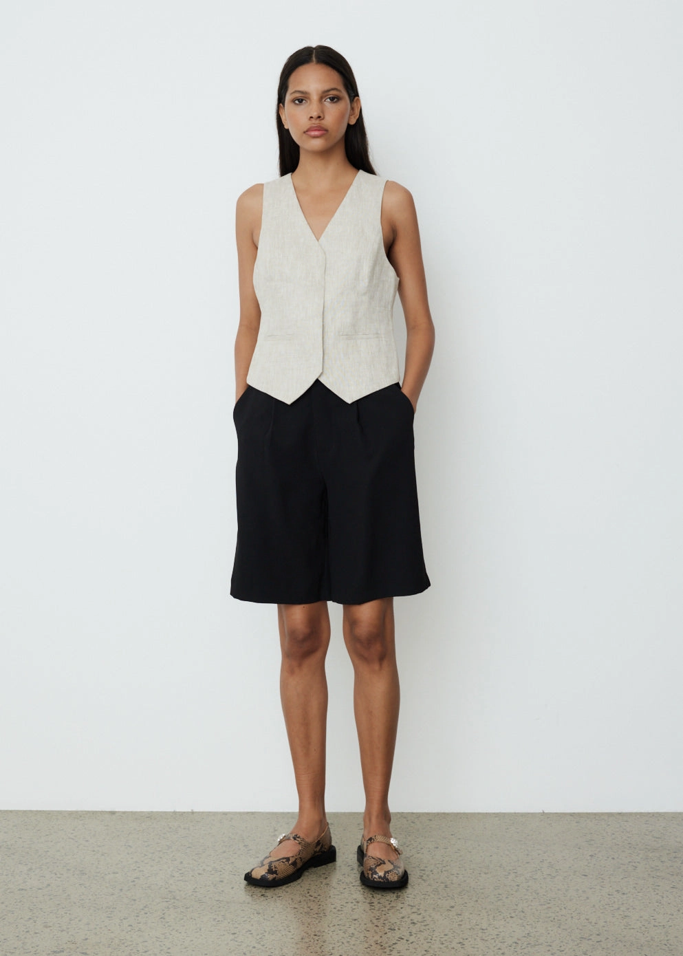 Beau Pleat Shorts