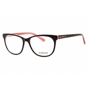 Bebe Women's Eyeglasses - Topaz Rectangular Shape Plastic Frame Clear Lens | BB5108 210