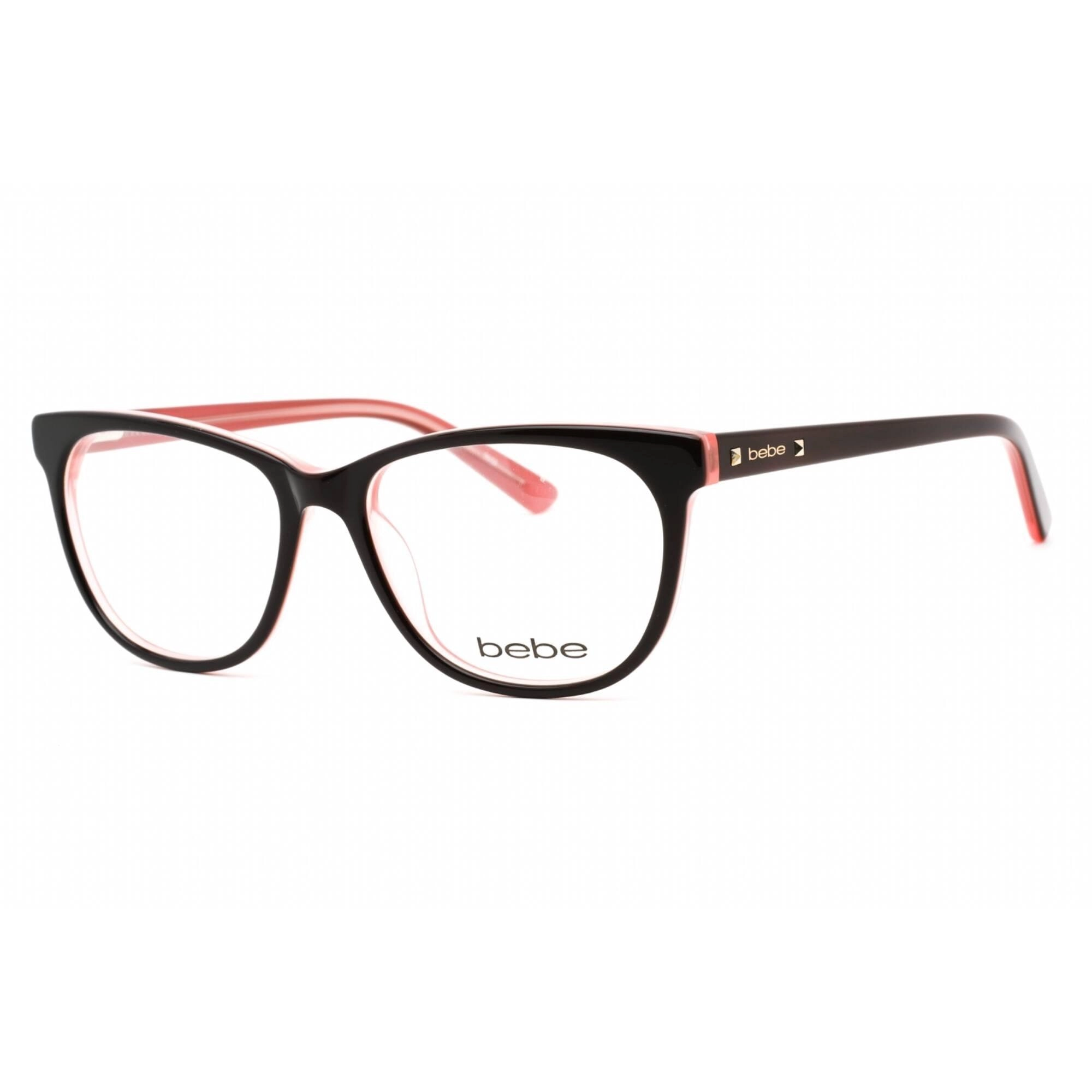 Bebe Women's Eyeglasses - Topaz Rectangular Shape Plastic Frame Clear Lens | BB5108 210