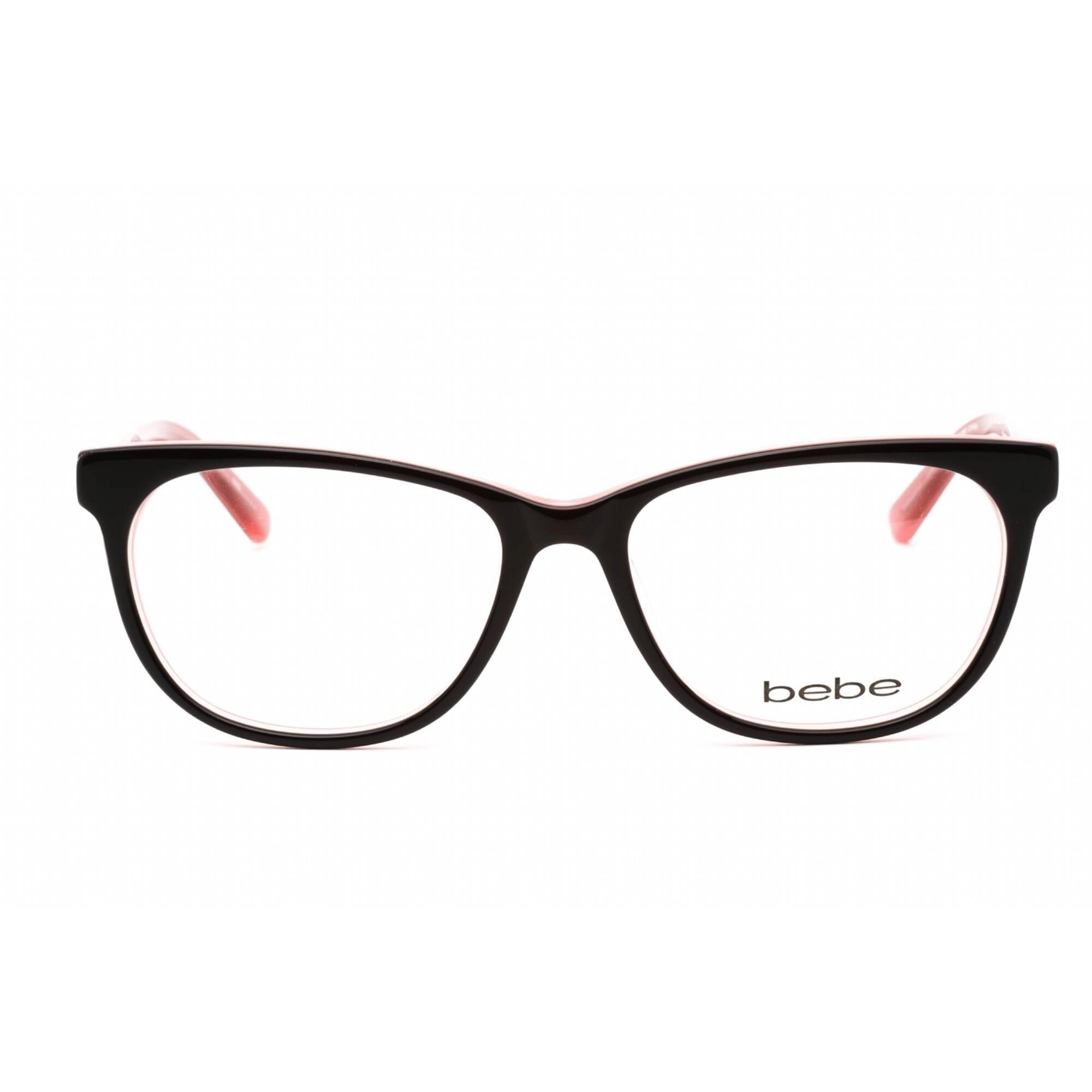 Bebe Women's Eyeglasses - Topaz Rectangular Shape Plastic Frame Clear Lens | BB5108 210