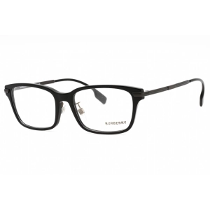 Burberry Men's Eyeglasses - Black Plastic Full Rim Rectangular Frame | 0BE2362D 3001