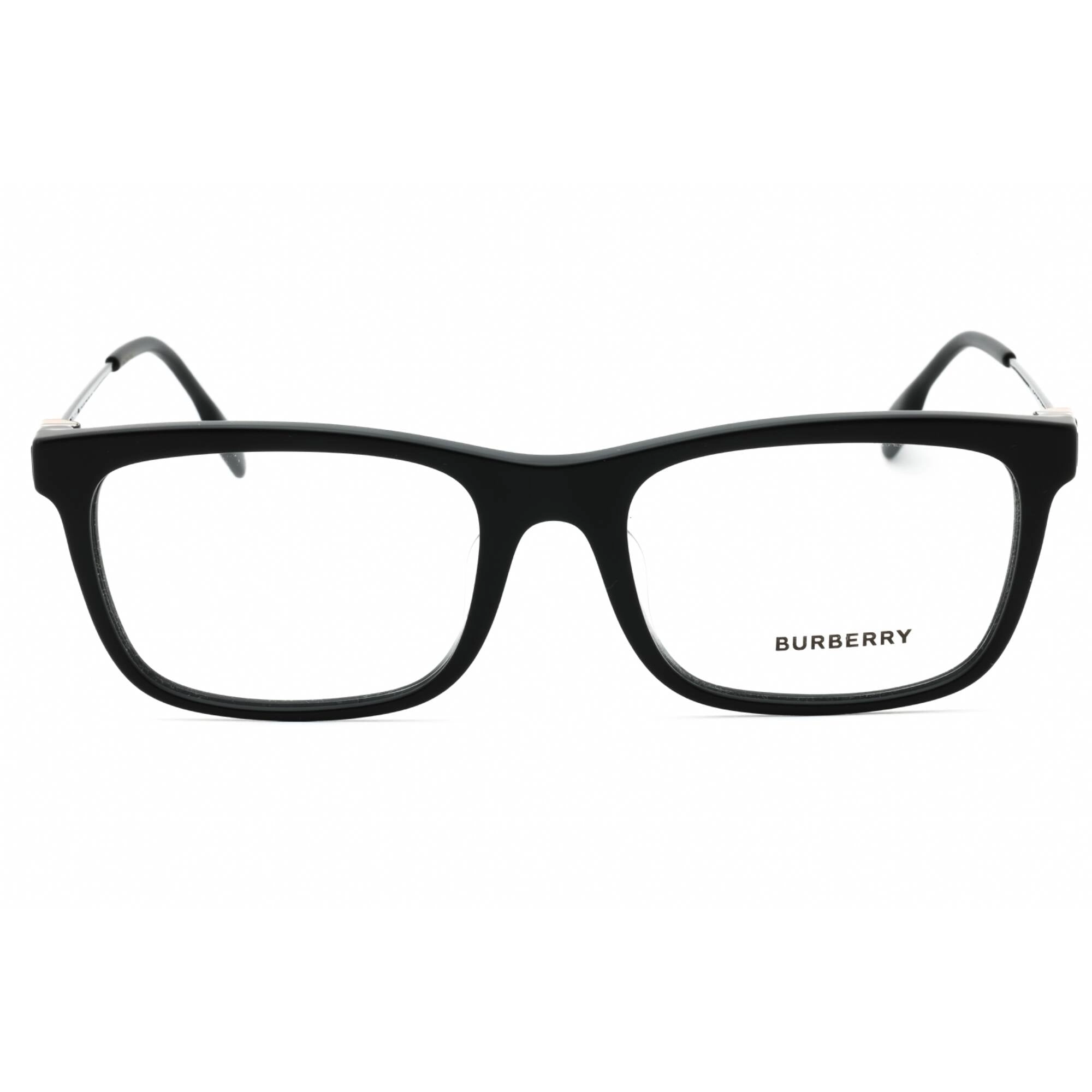 Burberry Men's Eyeglasses - Black Plastic Full Rim Rectangular Frame | 0BE2384F 3464
