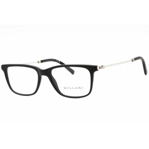 Bvlgari Men's Eyeglasses - Matte Black Plastic Rectangular 53mm Frame | 0BV3053 5313