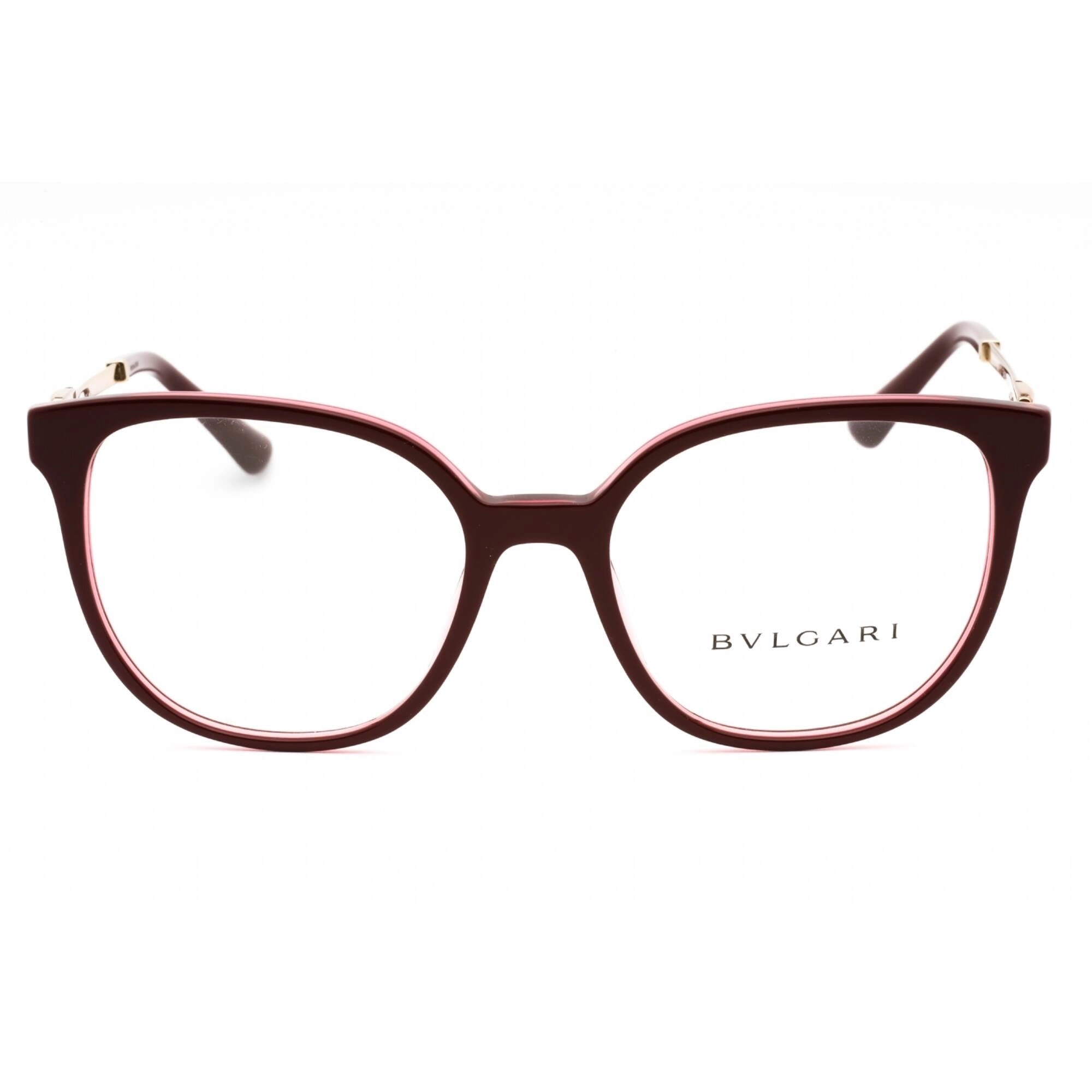 Bvlgari Women's Eyeglasses - Bordeaux Plastic Full Rim Cat Eye Frame | 0BV4212 5469