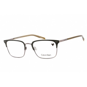 Calvin Klein Men's Eyeglasses - Rectangular Satin Cargo Plastic Frame | CK21302 310