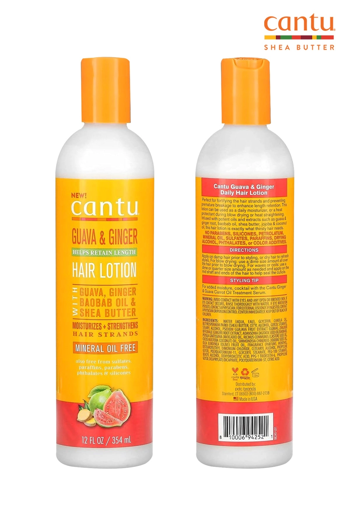 CANTU GUAVA & GINGER BAOBAB MOISTURIZING HAIR LOTION 12oz