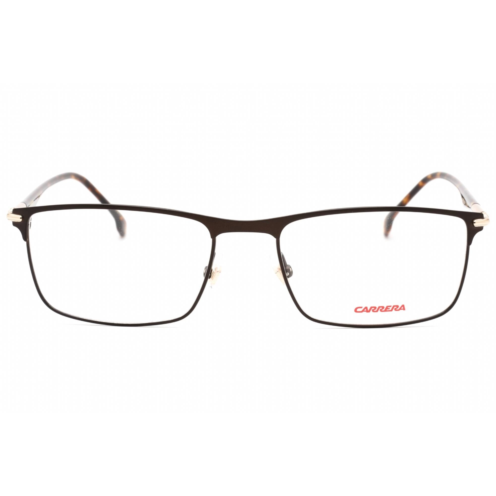 Carrera Men's Eyeglasses - Matte Brown Metal Rectangular Frame | CARRERA 288 0YZ4 00
