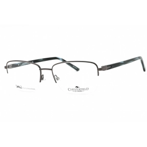 Chesterfield Men's Eyeglasses - Matte Grey Metal Rectangular Frame | CH 79XL 0RIW 00