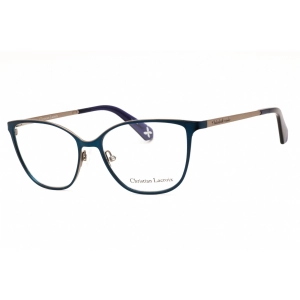 Christian Lacroix Women's Eyeglasses - Blue Metal Cat Eye Full Rim Frame | CL3059 660