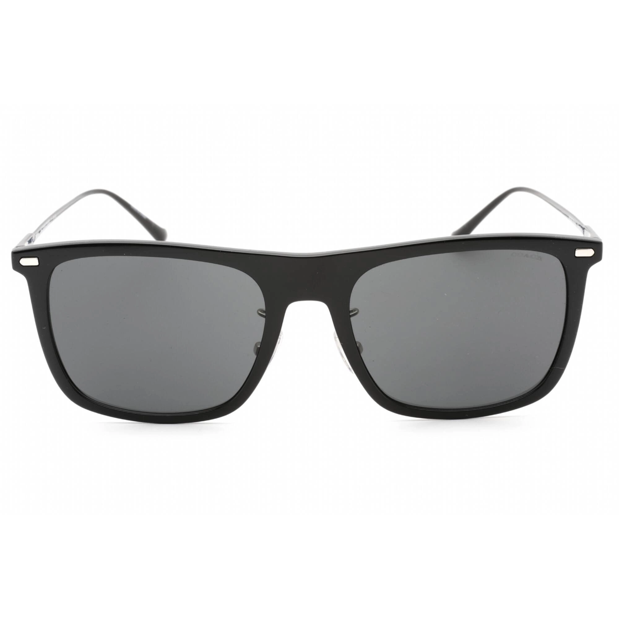 Coach Men's Sunglasses - Black Plastic Full Rim Rectangular Frame | 0HC8356 500287