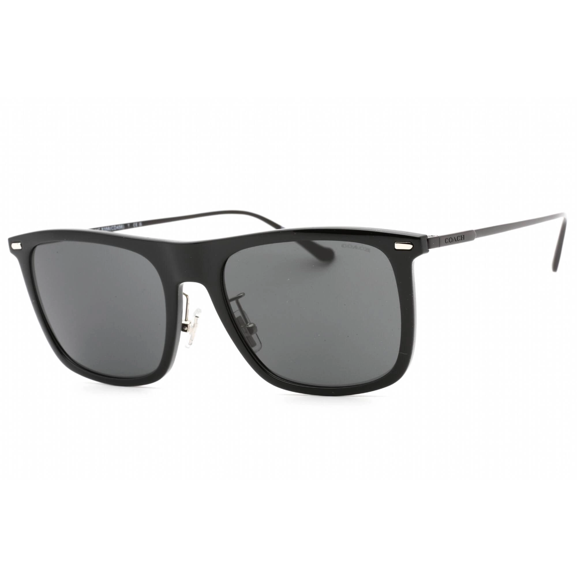 Coach Men's Sunglasses - Black Plastic Full Rim Rectangular Frame | 0HC8356 500287