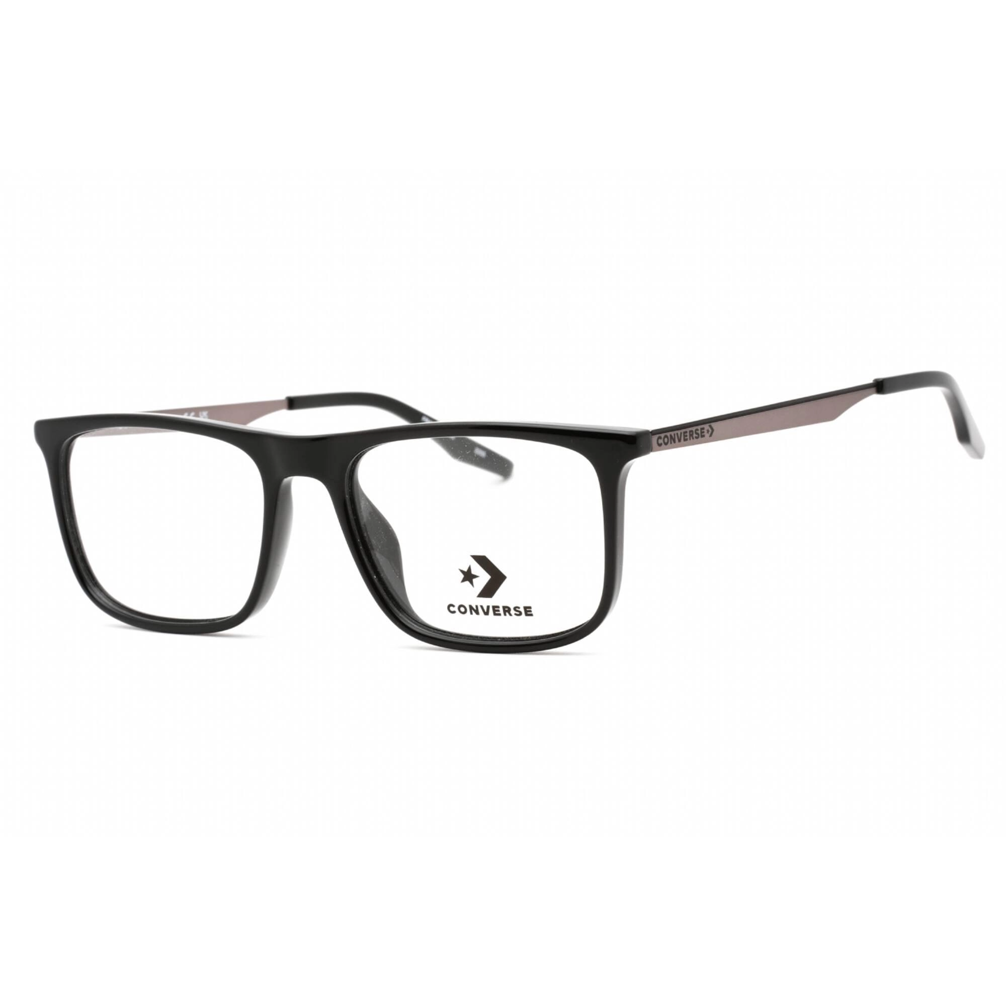 Converse Men's Eyeglasses - Black Rectangular Full Rim Frame Clear Lens | CV8006 001