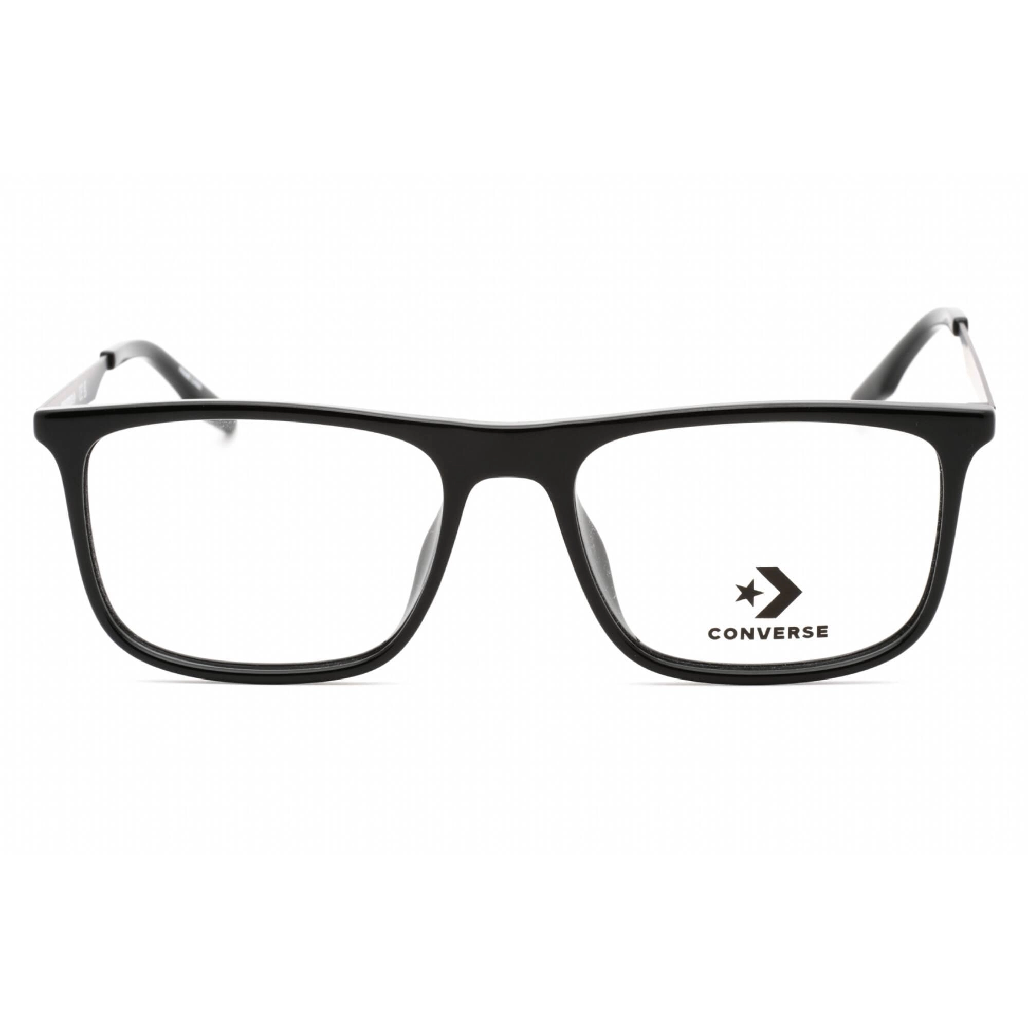 Converse Men's Eyeglasses - Black Rectangular Full Rim Frame Clear Lens | CV8006 001