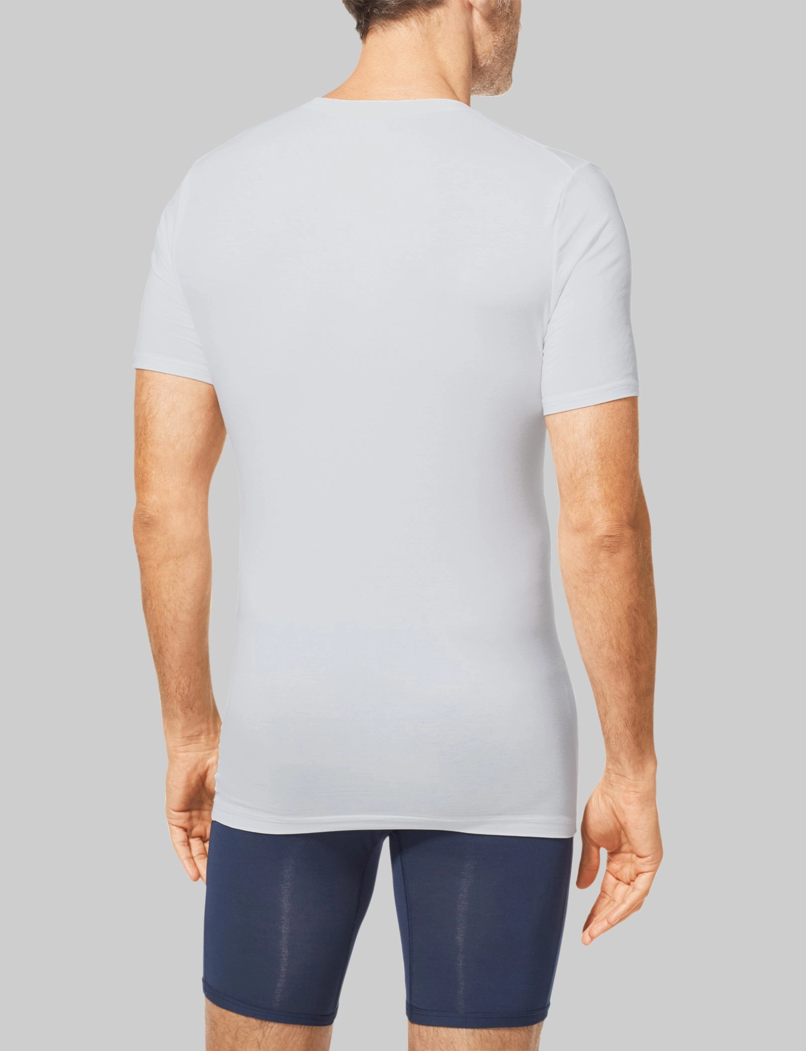 Cool Cotton Deep V-Neck Stay-Tucked Undershirt (3-Pack)