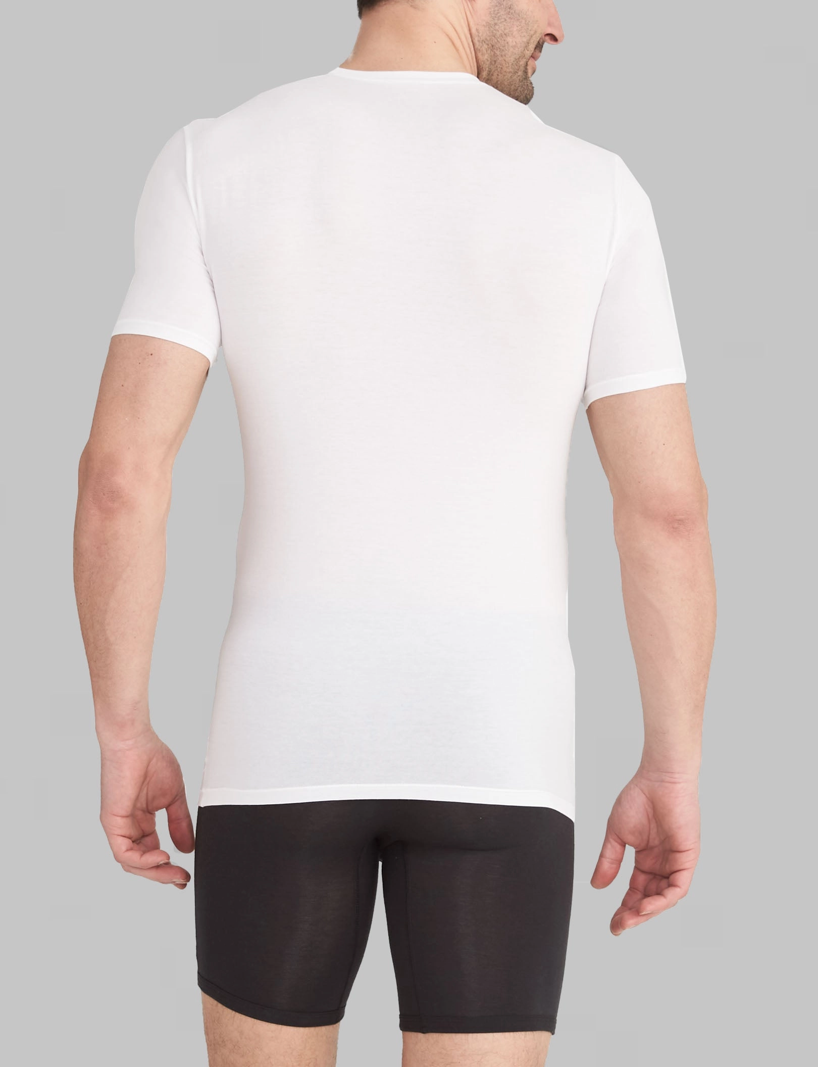Cool Cotton Deep V-Neck Stay-Tucked Undershirt (3-Pack)