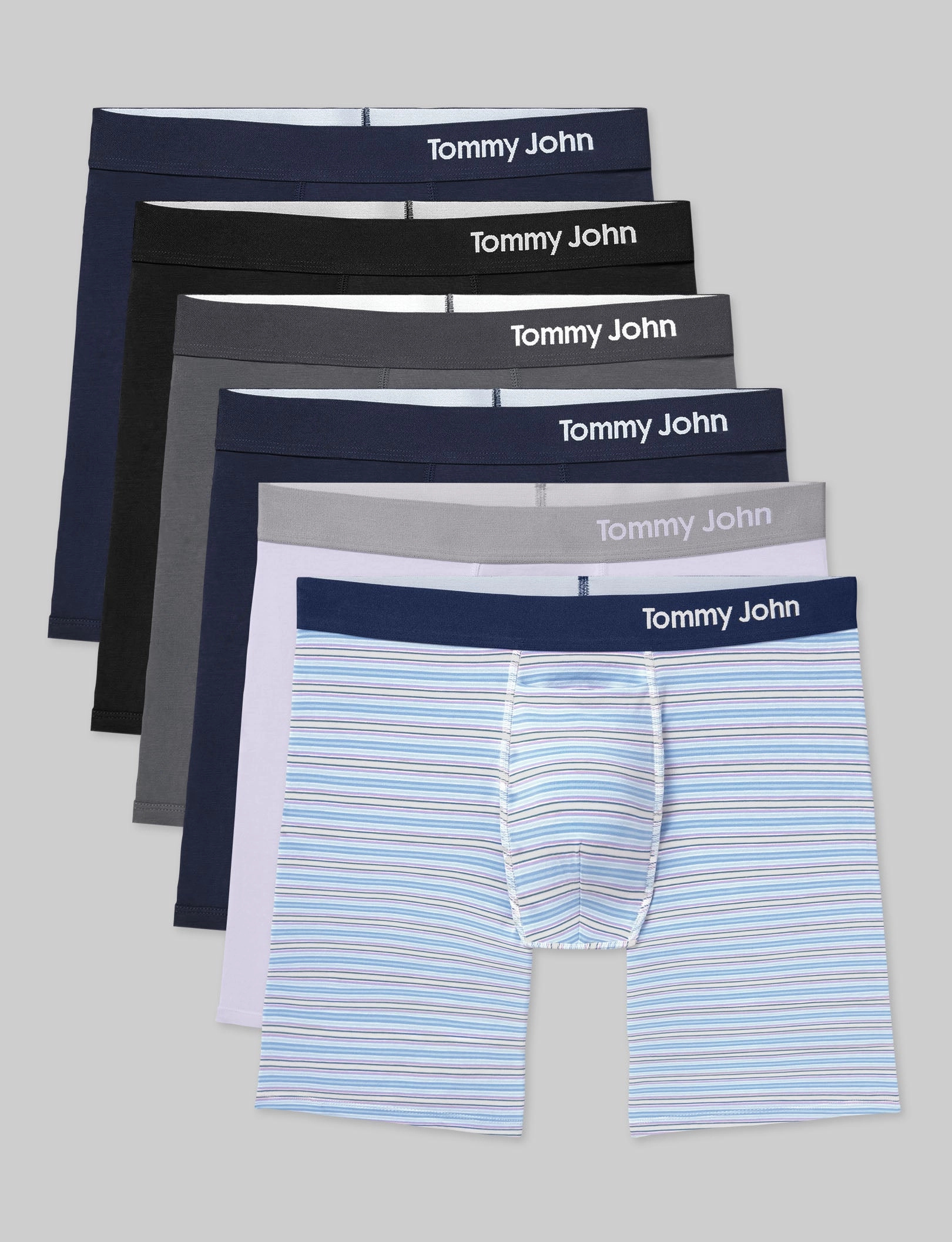 Cool Cotton Mid-Length Boxer Brief 6" (6-Pack)
