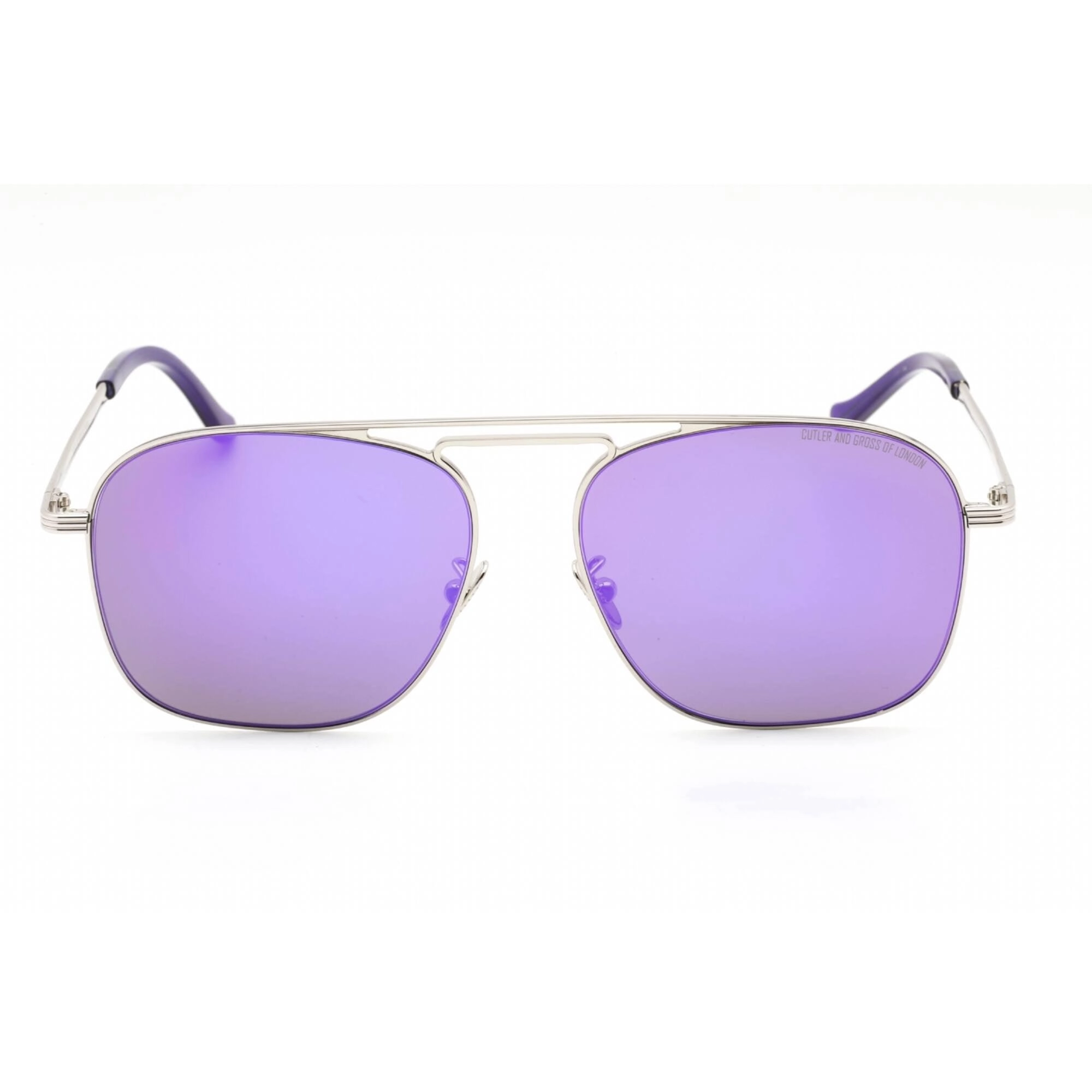 Cutler and Gross Men's Sunglasses - Silver/Purple/Metallic Metal Frame | CG1310S 005