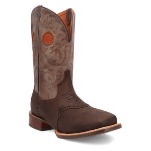 Dan Post Mens Barnaby Brown Leather Cowboy Boots