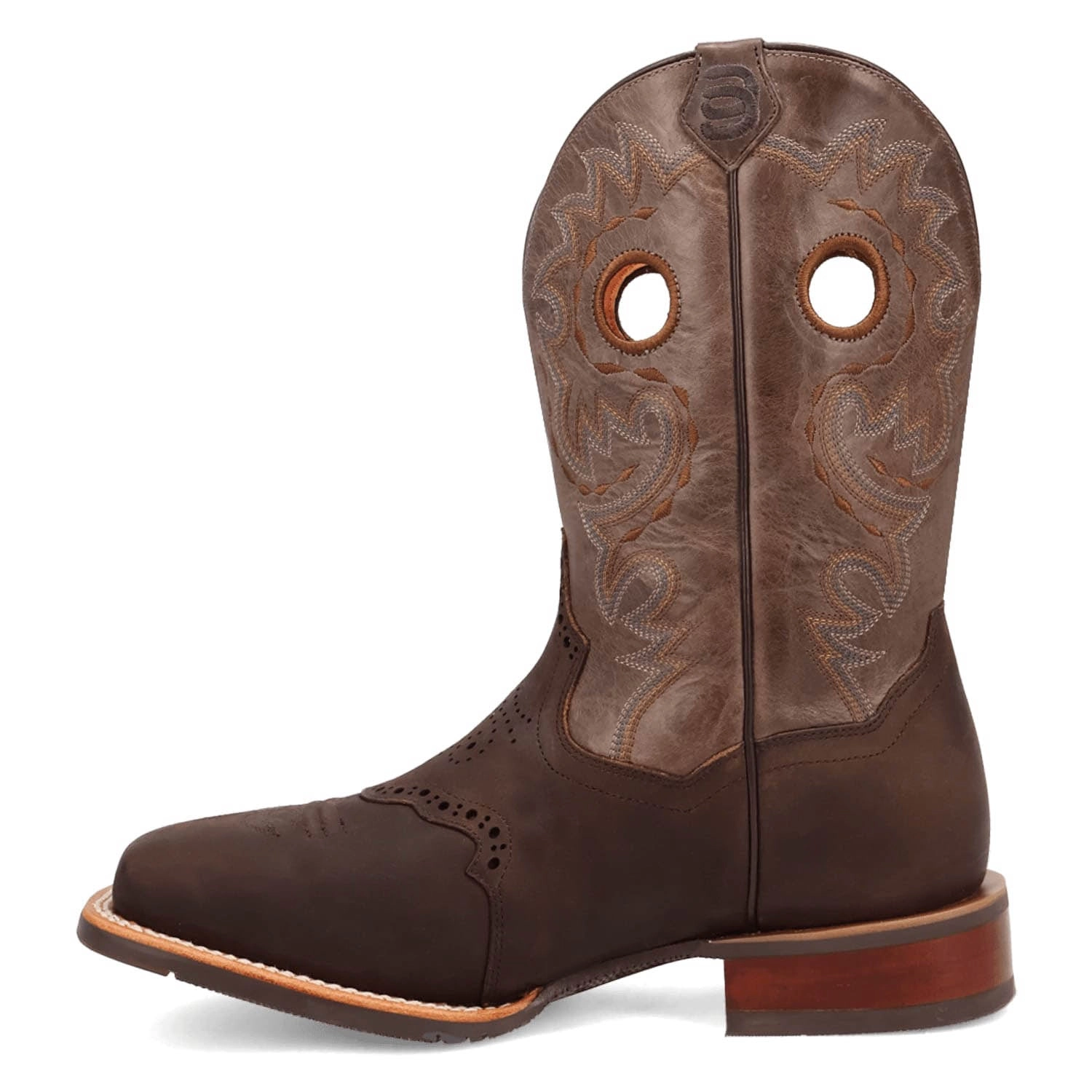 Dan Post Mens Barnaby Brown Leather Cowboy Boots