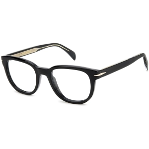 David Beckham Men's Eyeglasses - Black Acetate Oval Full Rim Frame | DB-7097 0807