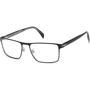 David Beckham Men's Eyeglasses - Matte Black Ruthenium Full Rim Frame | DB-1067 0TI7