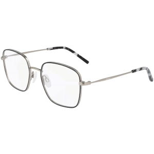 DKNY Women's Eyeglasses - Gunmetal Grey Square Metal Frame Demo Lens | DK1024 001