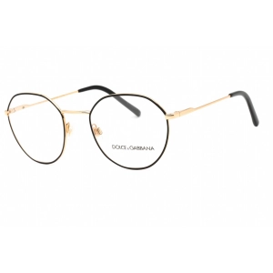Dolce & Gabbana Men's Eyeglasses - Matte Black/Gold Frame Clear Lens | 0DG1324 1334