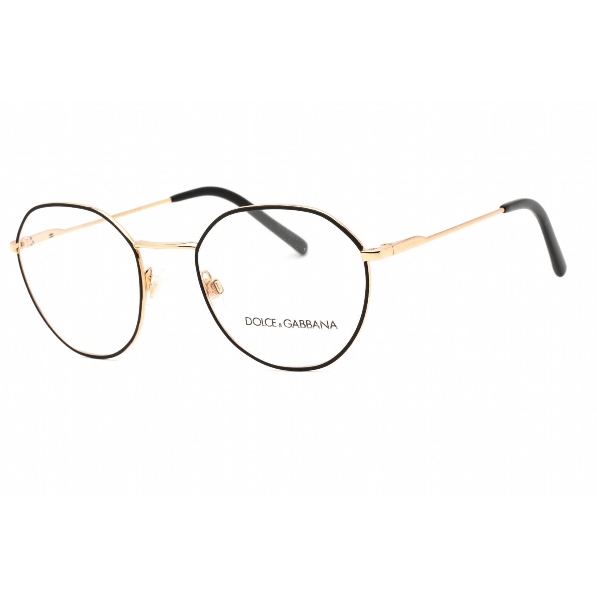 Dolce & Gabbana Men's Eyeglasses - Matte Black/Gold Frame Clear Lens | 0DG1324 1334