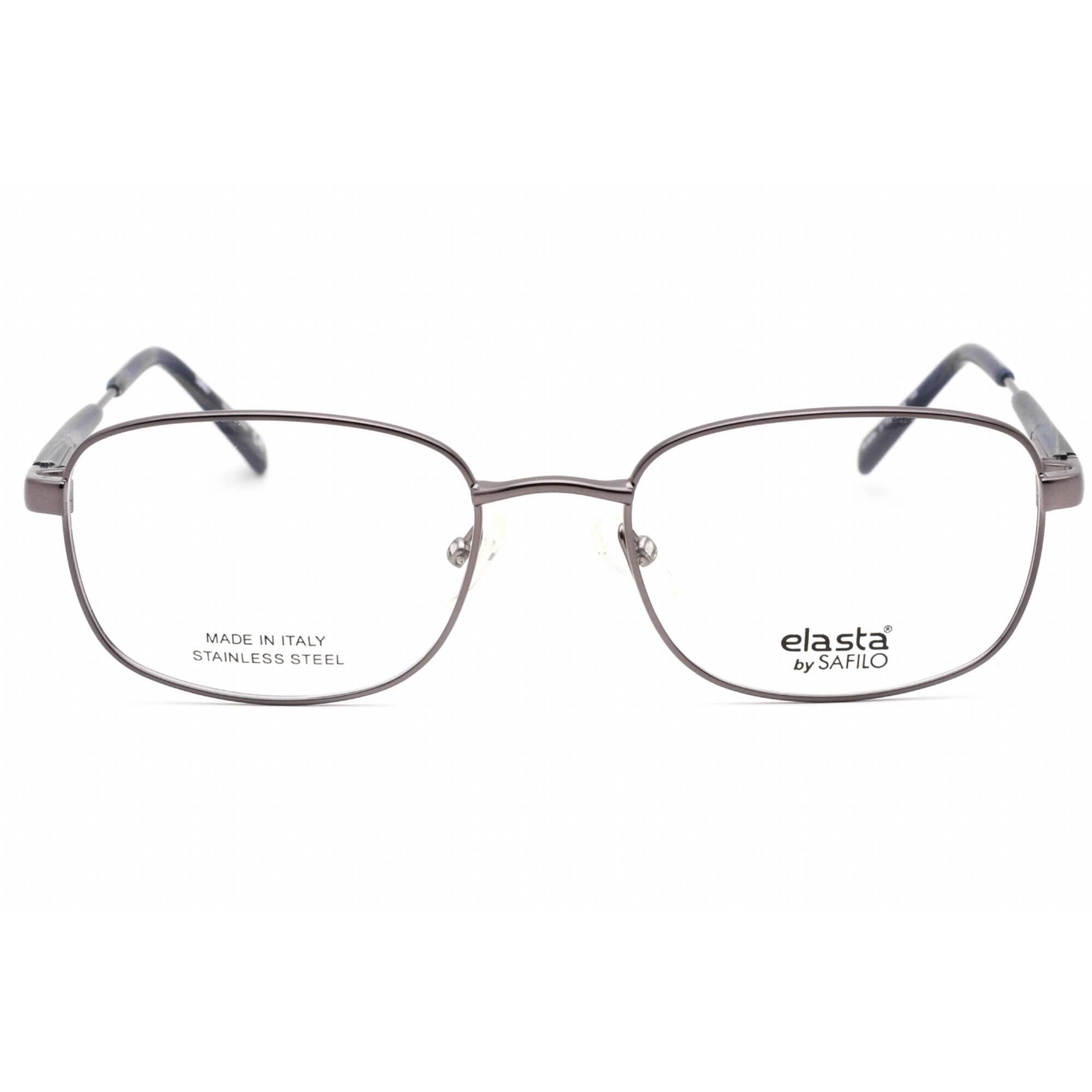Elasta Men's Eyeglasses - Ruthenium Metal Full Rim Rectangular Frame | 7221 06LB 00