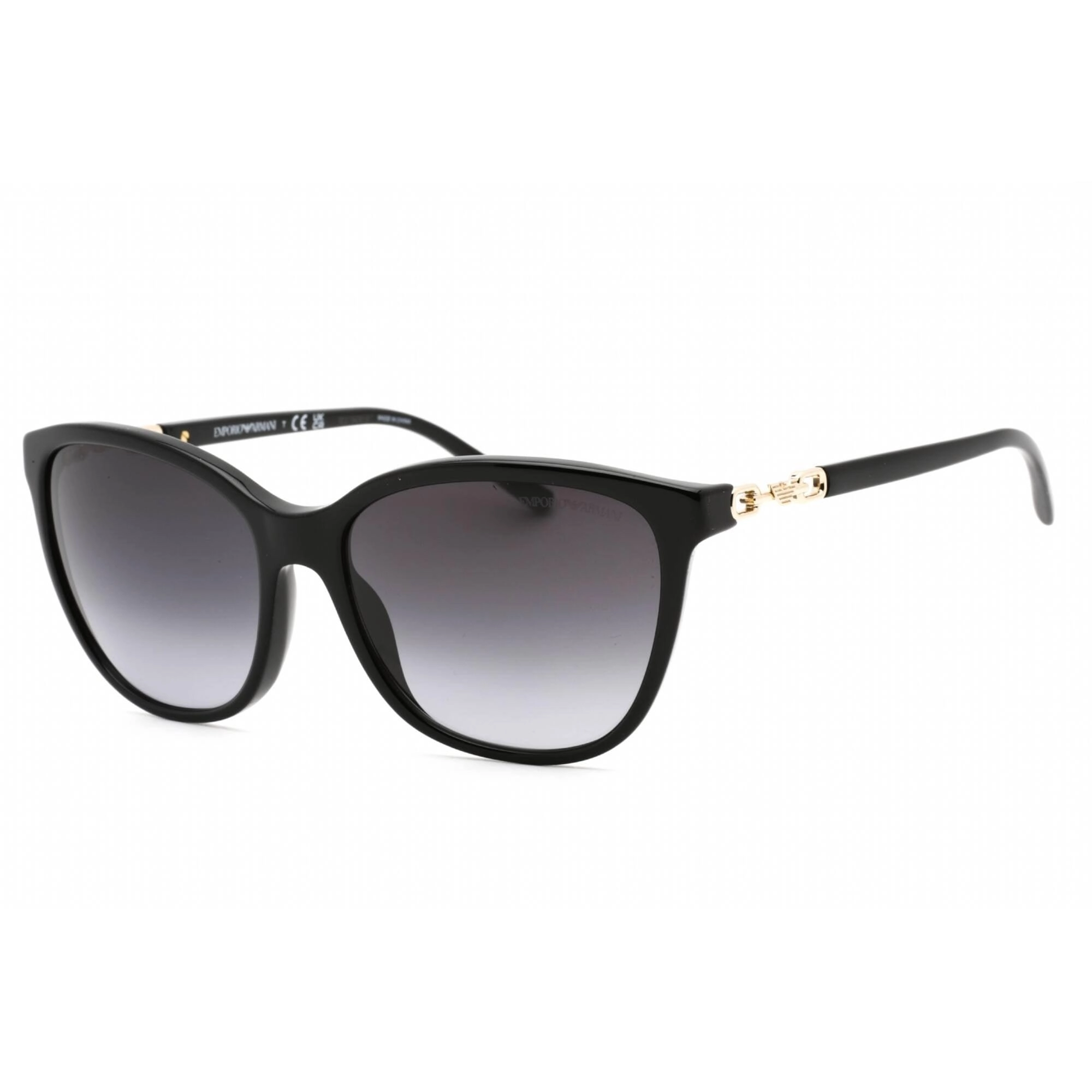 Emporio Armani Women's Sunglasses - Black Frame Gradient Grey Lens | 0EA4173 50018G