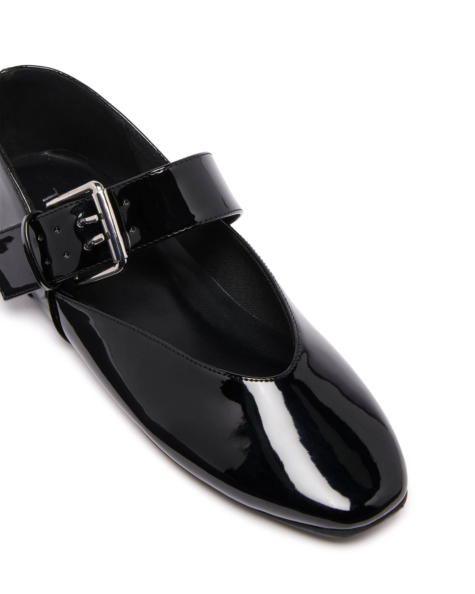 Erinn Ballet Flat Black Patent