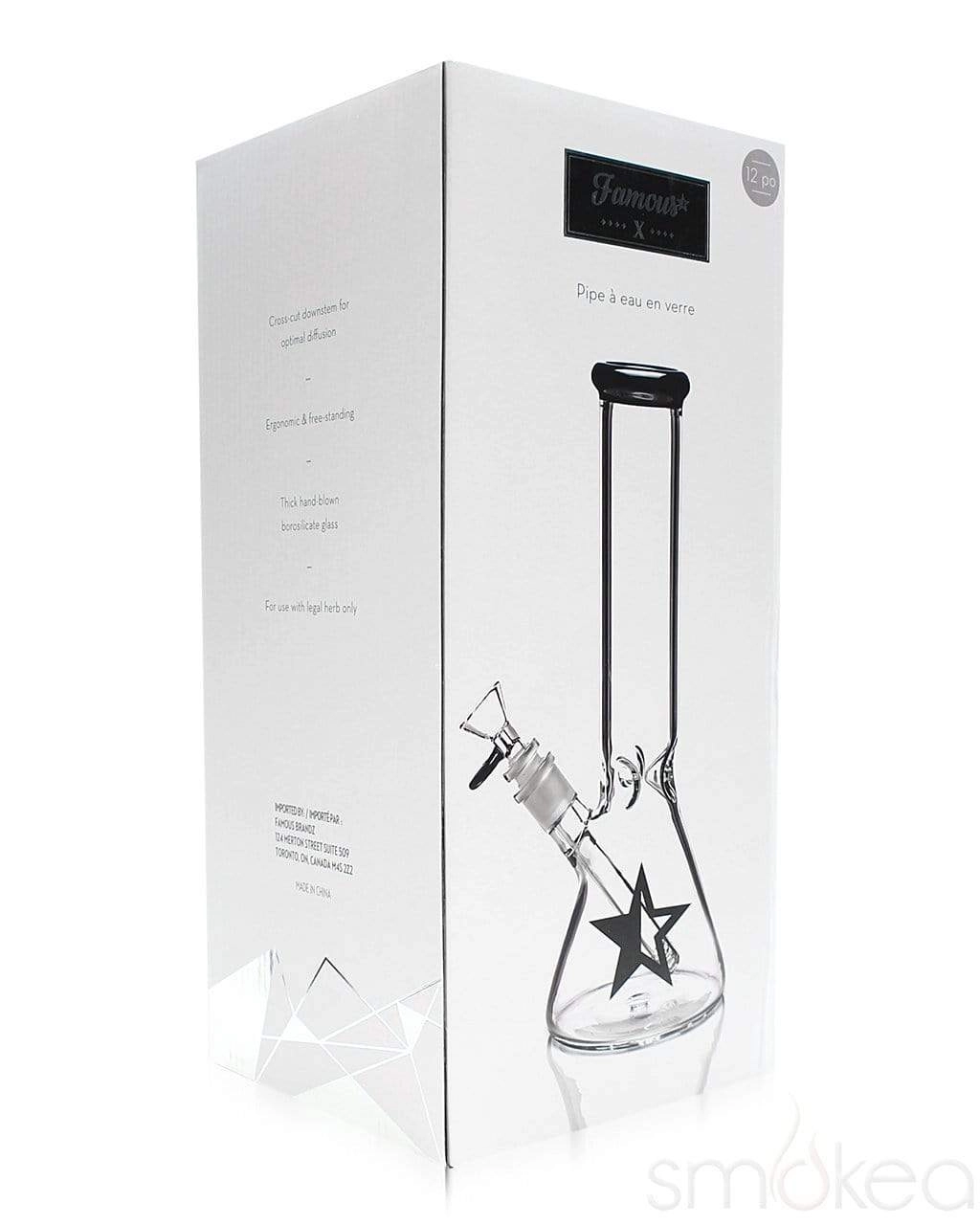Famous X 12" Beaker Bong