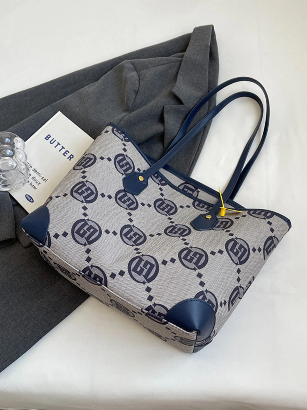 Fashionable Simple Printed Shoulder Hand Tote Bag