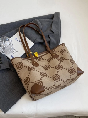 Fashionable Simple Printed Shoulder Hand Tote Bag