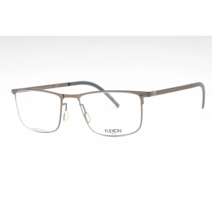 Flexon Men's Eyeglasses - Light Gunmetal Metal Rectangular Frame | FLEXON B2005 032