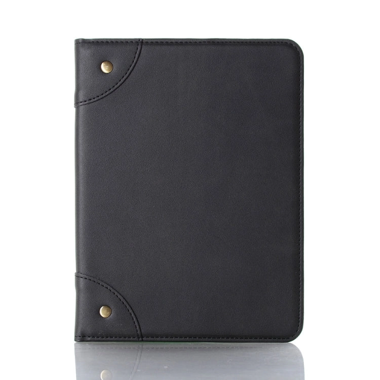 For iPad Mini Retro Book Style Horizontal Flip PU Leather Tablet Case with Holder  Card Slots